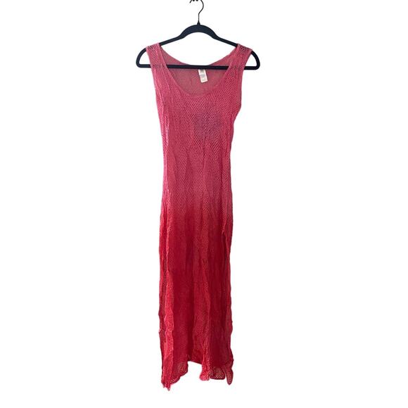 PQ Alana Pink Open Knit Cover Up sz XS/S - Picture 1 of 8